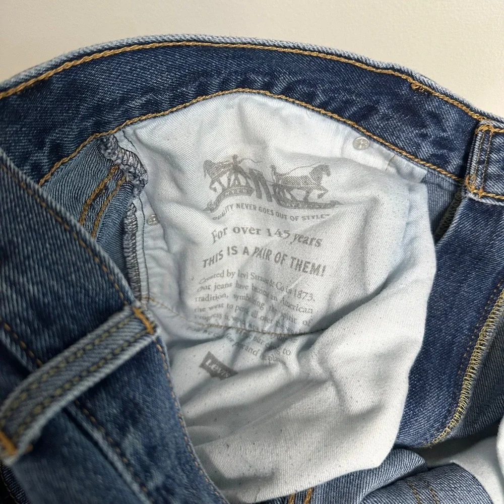 Levi's 550 Relaxed Fit Jeans‎ Mens 38x30 Blue Medium Wash Tapered Leg Denim Dad